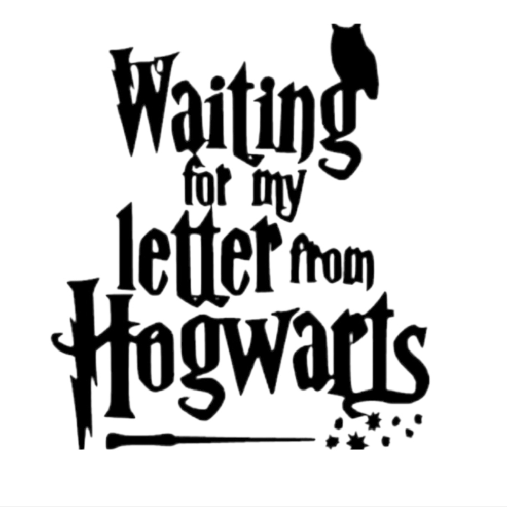 Harry‎ Potter Waiting for Hogwarts School Letter Vinyl Auto Laptop Decal Sticker
